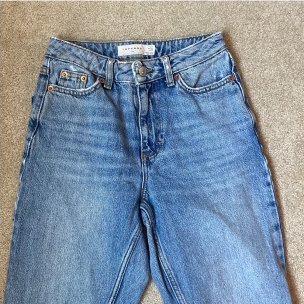 Topshop Blue Mom Jeans